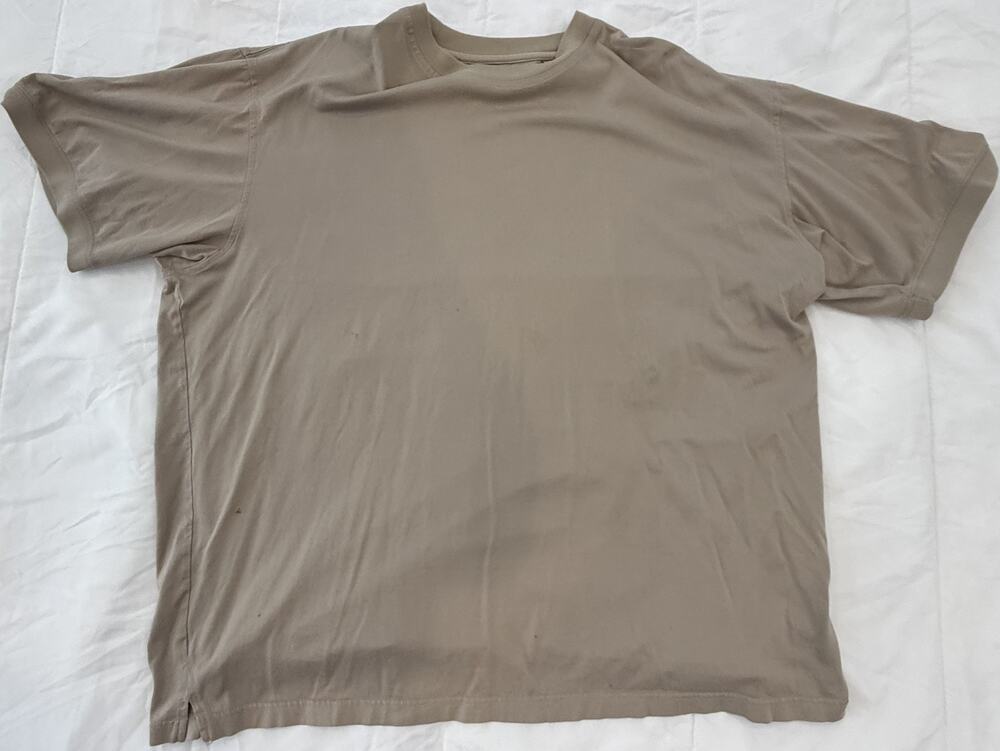 Men's Tiscots St Raphalel Solid Tan XXL T-Shirt